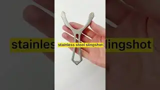 High Quality Metal Powerful Slingshot Outdoor Hunting Bow Catapult with Flat Rubber Band