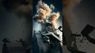 🤯 PERFECT Implosion #satisfying #implosion #demolition #viralshorts #realism #ASMR #destruction