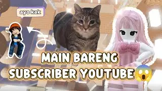 MILKY MAIN ROBLOX BARENG SUBSCRIBER⁉️😱 TOWER KUCING YANG VIRAL🐱‼️| Roblox Indonesia 