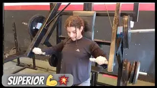 💪 TREINO DE PEITORAL E TRÍCEPS COM ELA 💪