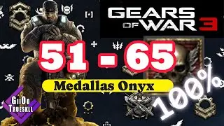🔴 LIVE - 51 - 65 Medallas Onyx  Gears of war 3 - Xbox Ss - 360