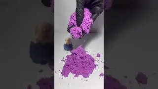 Satisfying Kinetic Sand Cuts #trending #kineticsand #viral #relaxing #ytshorts #asmr #asmrshorts