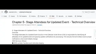 Chapter 5-AWS Calendar Invite Server -Staging Event Attendees for Updates -AWS Developers