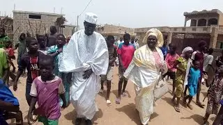 Siradji Agne, ètait accueilli dans son village natale, Gawol...