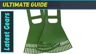 Grabber Scoop Hand Rakes with Leverage Extension Grip - The Best Ergonomic Gardening Tool