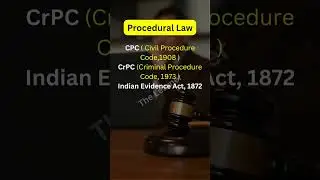 Substantive law vs Procedural law #law #substantivelaw #procedurallaw #shorts #shortvideo