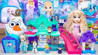 Unboxing Disney Frozen Arendelle Sledding Adventures Playset | Disney Frozen Sound Book, Elsa Doll
