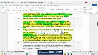 Exp22_Excel_Ch07_CumulativeAssessment_Variation_Shipping | Excel Chapter 7 Cumulative Assessment