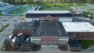 Drone footage of the University of Maine