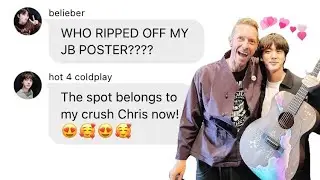 BTS TEXTS ► the one with the celebrity crush