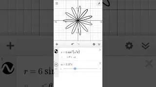 flower equation|| desmos graphing calculator #math#desmos#mathematics#animation#mathanimation#graph