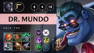 Dr. Mundo Top vs Gwen - KR Master Patch 25.21