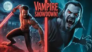 Vampire Faceoff! Blade Takes Down Morbius