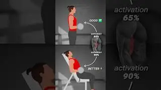 ❗️🔥 Dumbbell Curl vs Incline Curl: Scientific Muscle Activation Breakdown #animation #fitness #gym