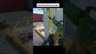 Saved by picking up a gun 🤯