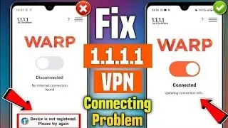How To Fix 1111 Vpn Not Connecting | 1111 Vpn Device Not Registered Problem 2026