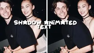 SHADOW ANIMATED TEXT | VIDEOSTAR TUTORIAL |