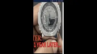 I wore this G-shock GM-2100 for a year
