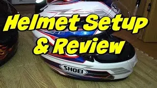 Shoei GT Air Helmet Setup & Review | JamesTheBiker