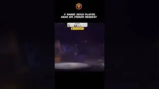 v badge guild player send me friend request 😱 #ccmuguyt #ftwrohit