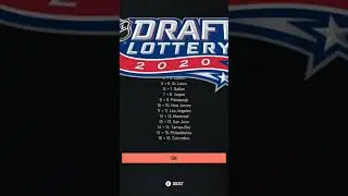 2BCPRODUCTIONS reacts to winning the draft lottery - NHL 23