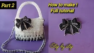 How to make a butterfly for beaded bag | easy method for beginners | butterfly making tutorial | 