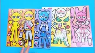 SEXY DRESS UP SHOW | DIY PAPER STICKER