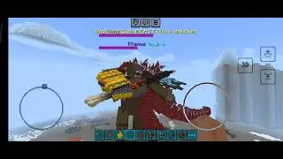 Godzilla Vs king Kong in Minecraft
