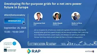 Developing fit-for-purpose grids for a net zero power future in Europe