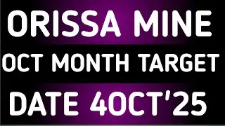 ORISSA MINERALS DEVELOPMENT COMPANY STOCK LATEST NEWS 4OCT'25/ ORISSA MINE SHARE LATEST NEWS