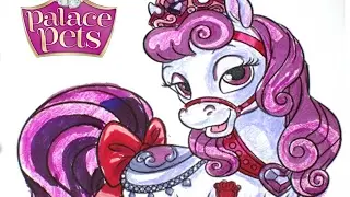 Bloom Disney Palace Pets Coloring with Sharpie Video for kids Coloring Pages  by Kinder Fun
