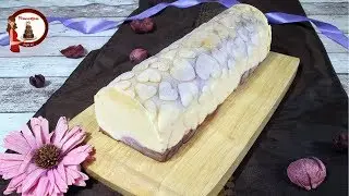 Tronchetto Gelato al Cioccolato, Vaniglia e Frutti di Bosco | Francesca Sugar Art