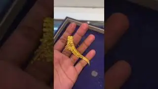 New Necklace Design of 8 gram with 22 carat gold as customer wanted subscribe for more 😊
