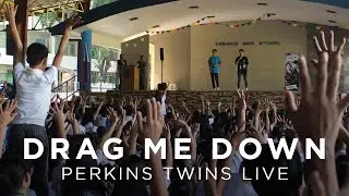 Perkins Twins sing Drag Me Down (LIVE at school in Philippines)