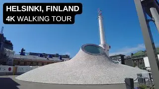 City walks series - Helsinki, Finland (4K walking tour)