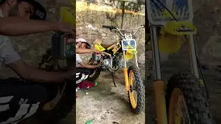 125cc Dirt Bike Service with Motul Engine Oil #dirtbike #faizanalam #motul