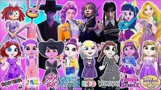 Angela 2 | Ragatha Vs Jax Vs Jinu VS Rumi Vs Twilight Sparkle Vs Rapunzel Vs Enid, Wednesday &rarr;