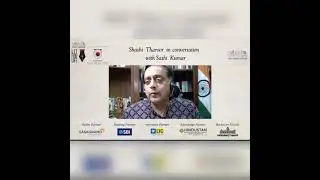 Dr Shashi Tharoor in conversation with sashi Kumar #TheHindulitforlife