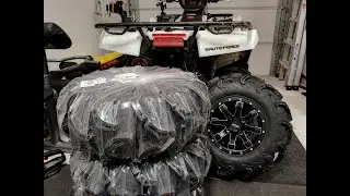 Wheels and Tires For The Brute Force 750 Have Arrived