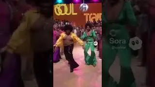 Fat Bobby and Miss badonkadonk dancing on Soul Train