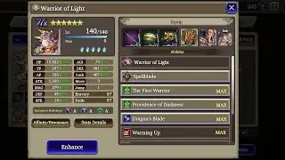 140 Warrior of Light vs. 140 Sephiroth. Both competitively built.