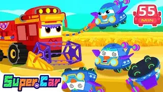 Trouble on the Farm | Rescue Adventure & Farm Mission | Rescue Car, Kids Cartoons - SuperCar