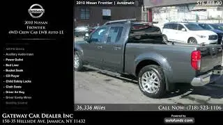 Used 2010 Nissan Frontier | Gateway Car Dealer Inc, Jamaica, NY - SOLD