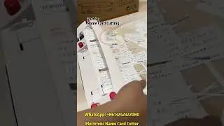 Cheap Cost Business Name Card Cutter