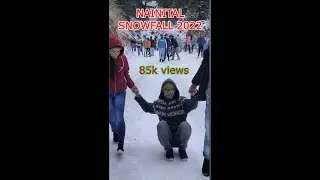 Nainital snowFalll 2022 ll Today snow fall Nainital lll Snow fall in Nainital _ Nainital weather