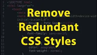 Further condense your styles by reducing redundancy