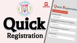 Quick Registration Process of Gujarat University - 2023 | Step by Step Guide | GU Admission 2023-24