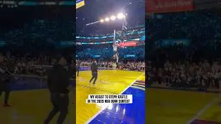 My assist to Stephon Castle in the 2025 NBA Dunk Contest #teamflightbrothers