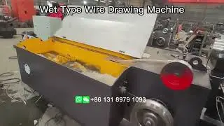 High Speed Wet Type Wire Drawing Machine Wire Drawing Block Drum #wiredrawingmachine #drawingdrum