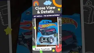 Close View & Details Mobil-Mobilan HOT WHEELS The Batman Batmobile #toys #mainan #hotwheels #batman